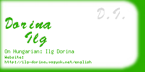 dorina ilg business card